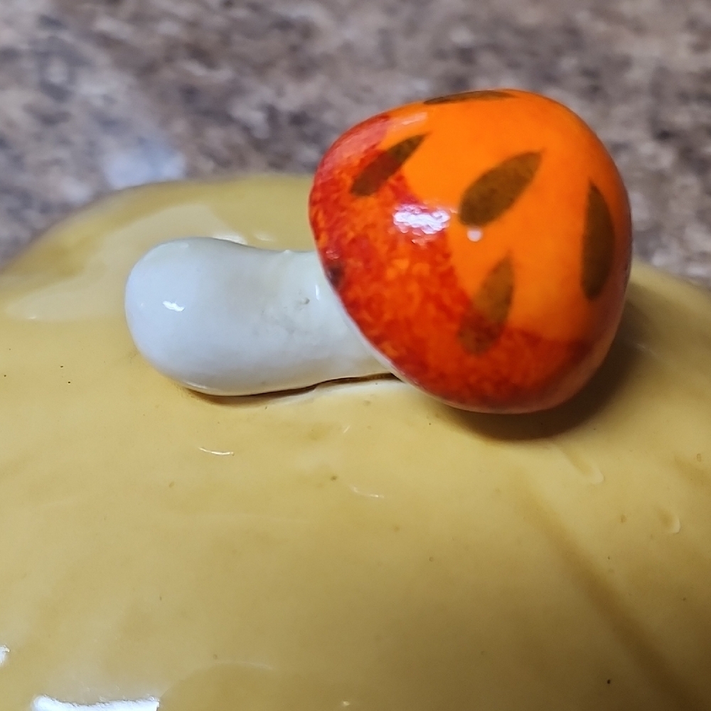 Yellow and Orange Mushroom Decor - Picture 4 of 7